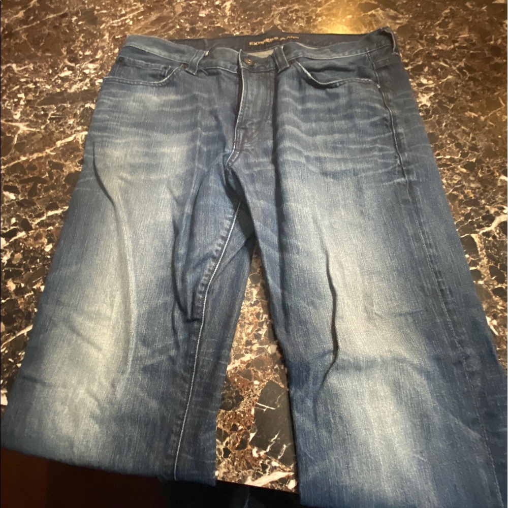 Mens Express Bootcut Jeans Darkwash